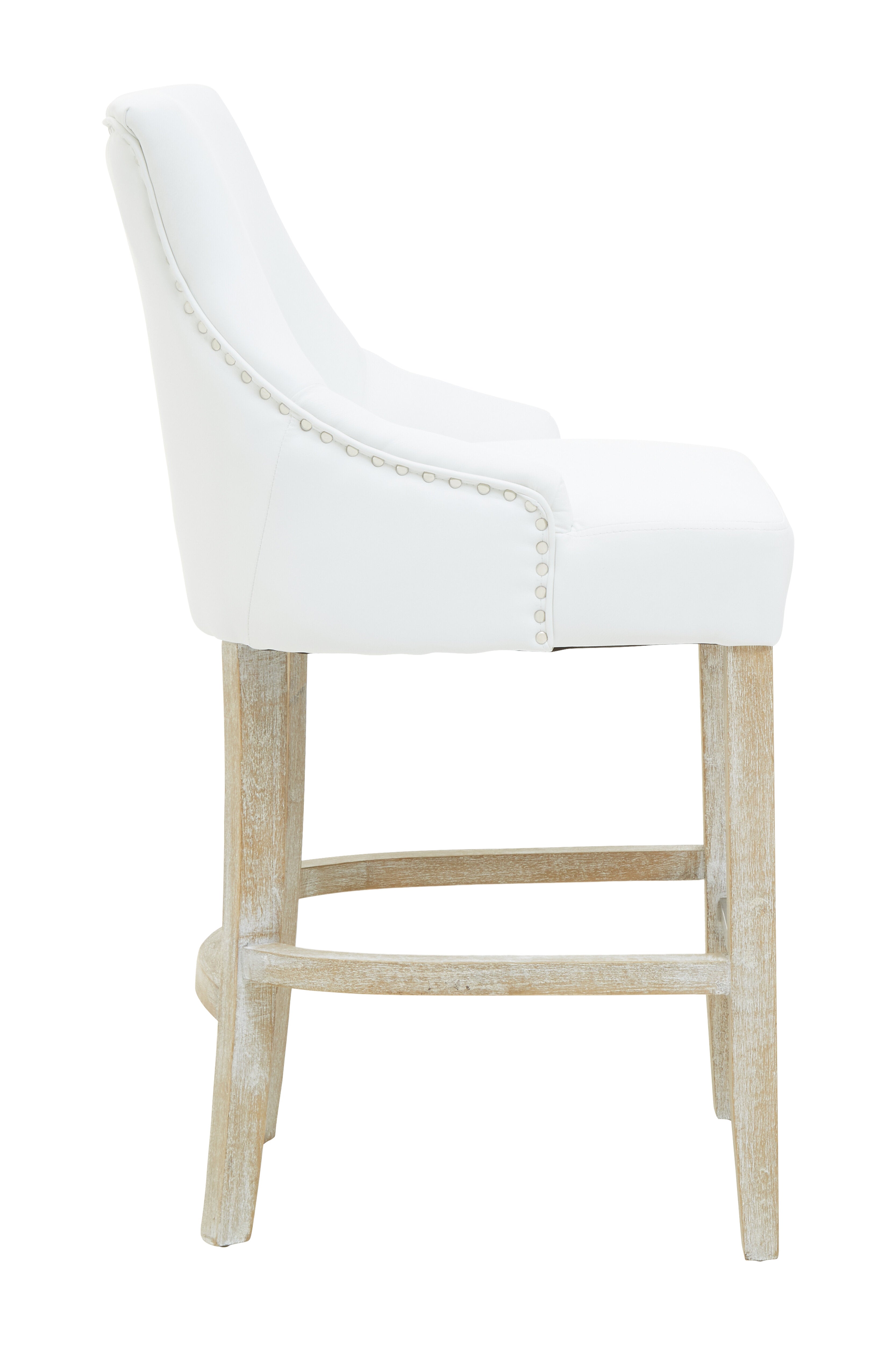 Candace Townhouse Ivory Bar Stool